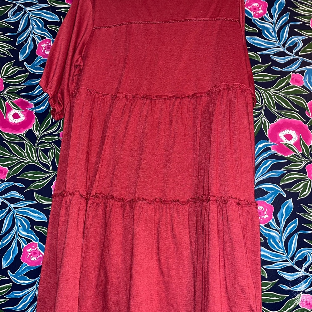 Flowy Red Dress
